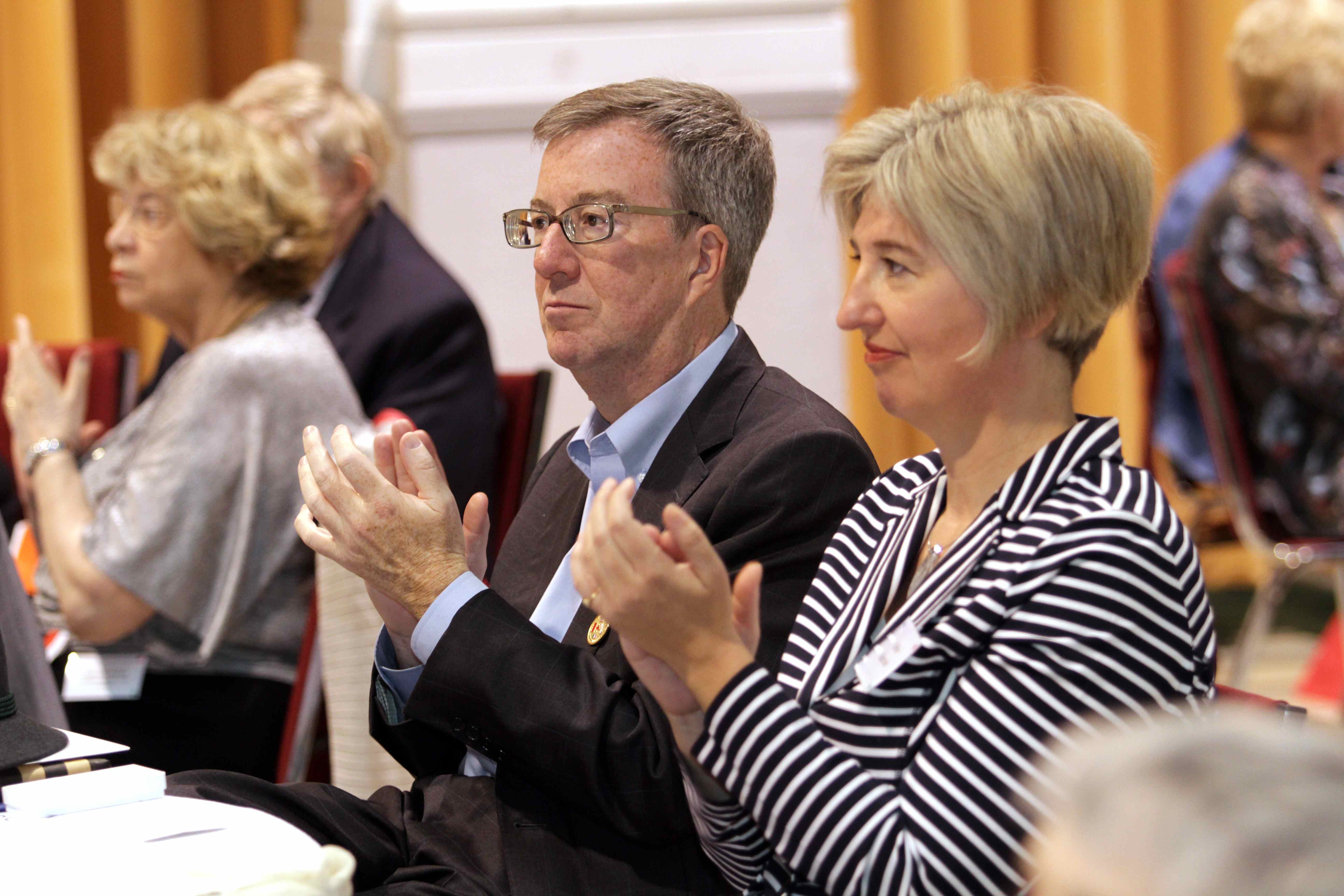 Mayor Watson with Ulrike Butschek of the Austrian Embassy Mayor Watson with Ulrike Butschek of the Austrian Embassy